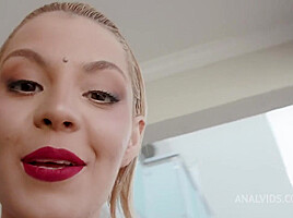 Behind the Scene from Inked Kyra Sex dominate the Cute Russah