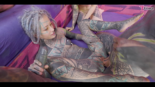 big ALTPORN ANAL group sex – tattoo TEEN crazy ORGY with ANAL GAPE, ATM, deepthroat, sloppy bj, (goth, punk, alt porn) ZF109