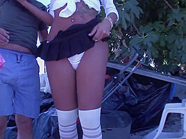 Blond And Brunette Tranny Pack Guy In The Sandwich – FemdomAustriaTs