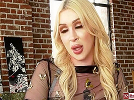 Brunette Tgirl Barebacks Busty Ts Angelina Please – Izzy Wilde