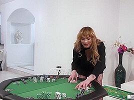 Ill call your bluff and go all in with my big shemale dick