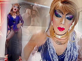 sissy niclo sexy makeup girl masturbation8