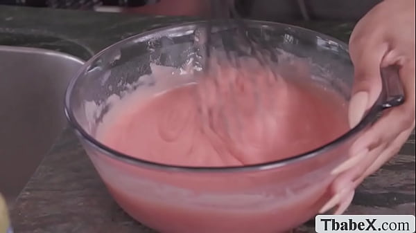 Watch two TS anal each other instead of making a cake