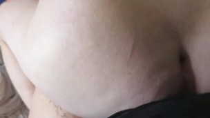 He sits on my 17″ Raging Rhino and I CUM Hard