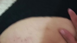 Sexo fuerte por mis tres hoyos corrida facial