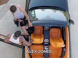 Alya Rossi: Two Super Gifted Black Men Fuck Her In DP