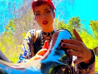 EnchantrixV – Sinking and Licking Mistress’ Hunter Boots