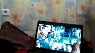 SexWife Marta congratulates the new year – in the process
