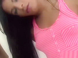 TS Isabelly Fernandes cum smeared after passionate breeding