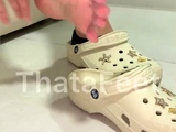 Amateur Foot Fetish Girlfriend Sucks and gives a Footjob