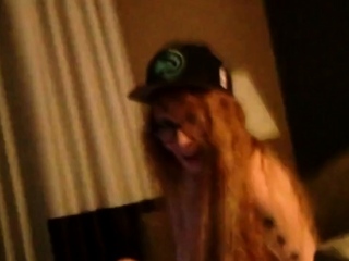 Redhead Ex-Girlfriend Plays with Dildo on Webcam