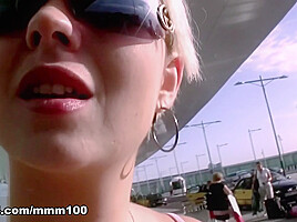 I pick up Angell Summers at the airport and fuck her good big ass at home – MMM100