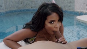 Poolside Anal With Brazilian Buttslut