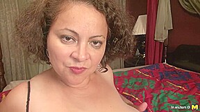A voluptuous housewife named Marie, known for her ample bosom and a penchant for engaging with her natural lady garden,