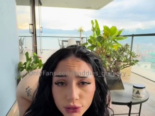 Auhneesh Nicole POV Balcony Sex